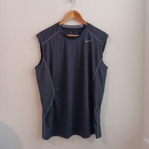 Nike Tank Top Pro Combat Men Size L Black Sleeveless